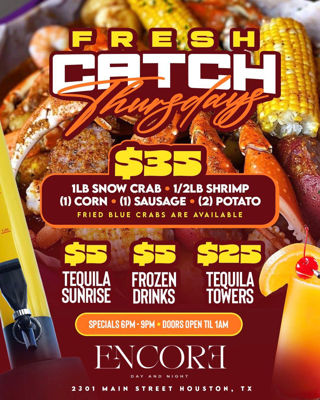 Fresh Catch Thursdays flyer