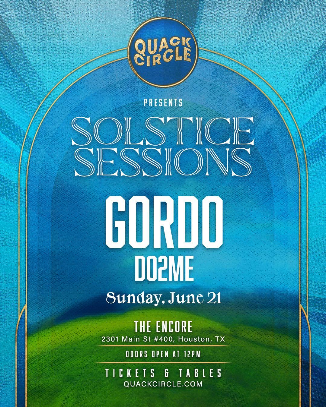 Quack.Circle x GORDO flyer