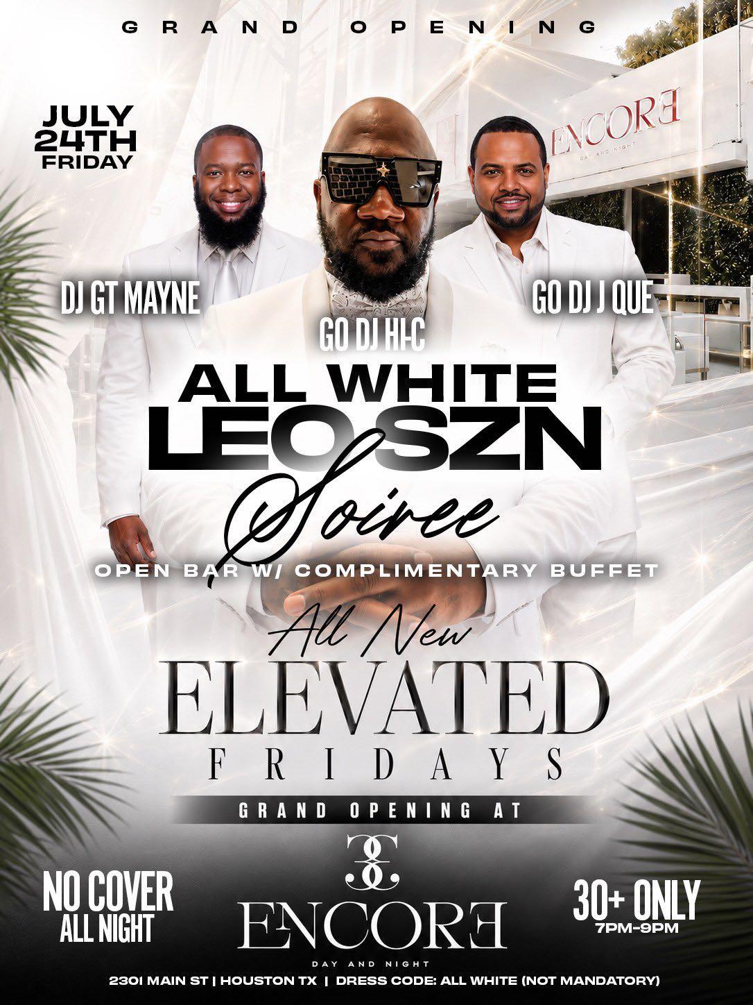 Elevated Fridays: ALL WHITE PARTY 30+ flyer