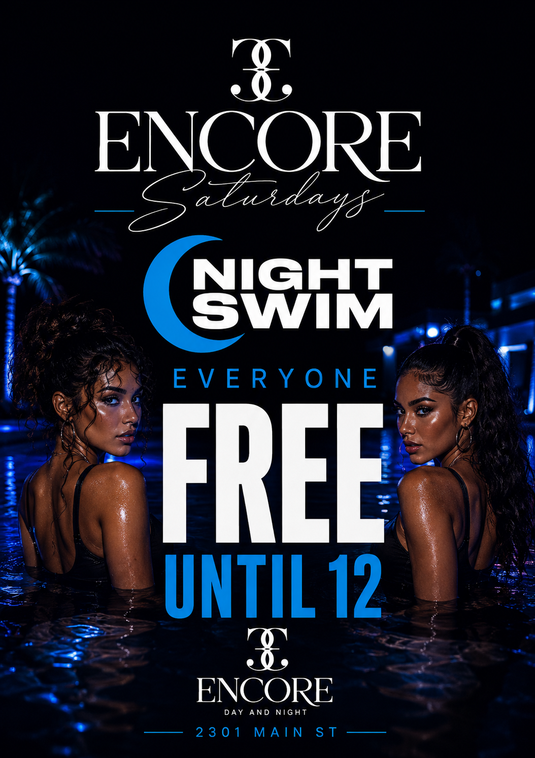 Encore Saturdays flyer