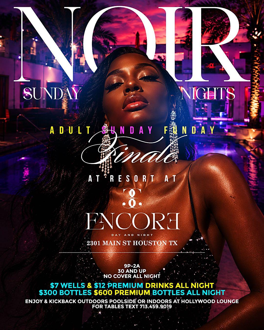Noir Sunday : 30+ flyer