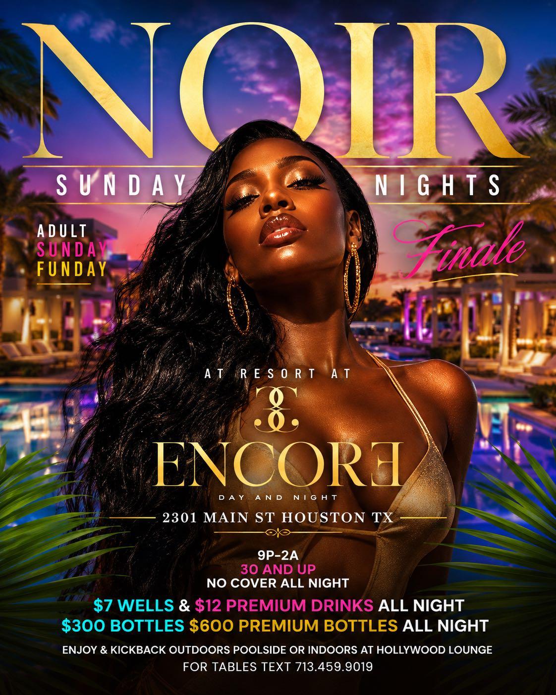 Noir Sunday : 30+ flyer